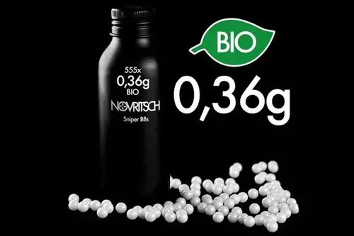 Sniper 0.36g BIO BBs - 555 BB Bottle