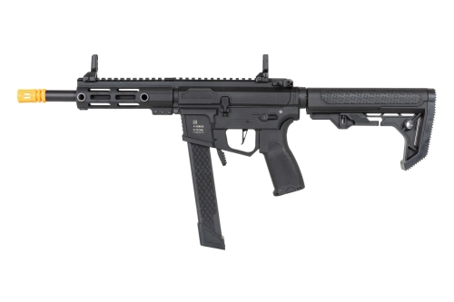 airsoft Specna Arms SA-FX01 FLEX™ HAL ETU machine gun Black with orange discharge device