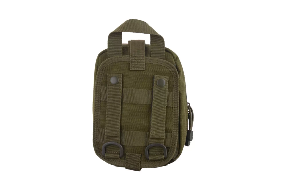 MOLLE ripped first aid kit - olive green
