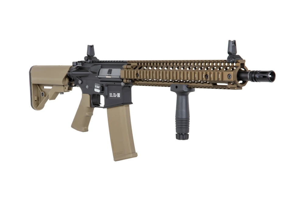 Airsoft fusil Specna Arms Daniel Defense® MK18 SA-P26 Prime™ Aster II ETU avec moteur brushless Chaos Bronze