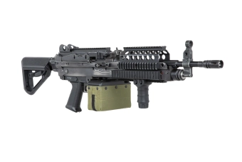 Mitrailleuse airsoft A&amp;K MK 46 MOD 0 Battleworn Black