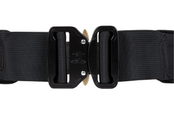 Ceinture harnais avec coussin de confort découpé au laser - Noir
