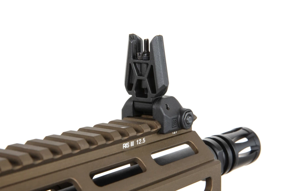 Airsoftová puška Specna Arms Daniel Defense® RIS III 12,5'' SA-P28 Prime™ Kestrel™ ETU s bezkomutátorovým motorem Chaos Bronze