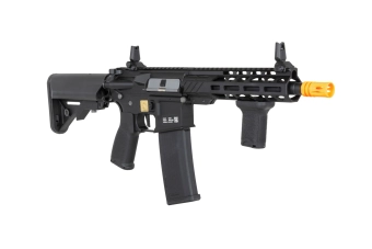 Specna Arms RRA SA-E25 HAL ETU™ airsoft Carbine Black with orange discharge device