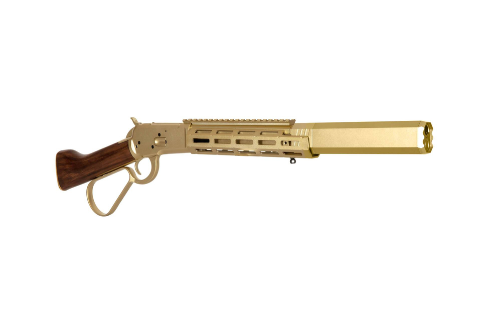 Réplica de fusil 1873RS (madera auténtica) - oro