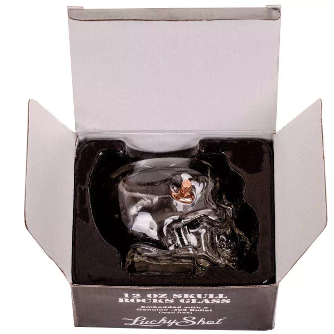 Vaso de whisky .308 - Tiro en la cabeza