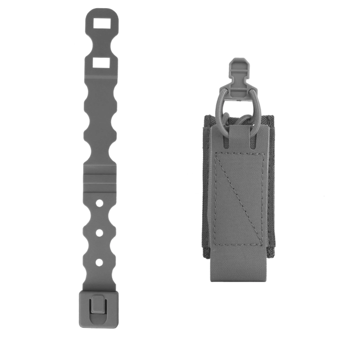 Wosport flexible magazine pouch for pistol magazine MG-123 Grey