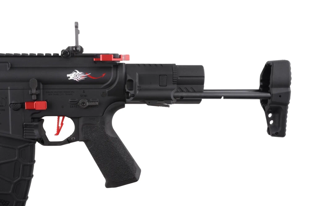Avalon Leopard CQB Carbine Replica - Black/Red