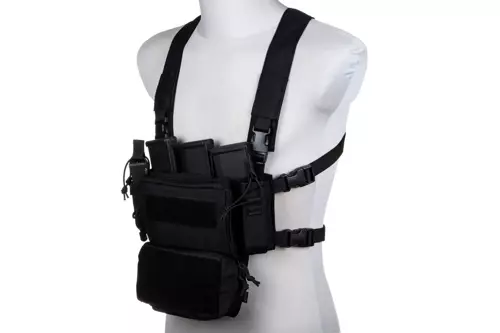 PRIMAL GEAR Peto Polivalente Wenator 2.0 Chaleco Táctico Negro