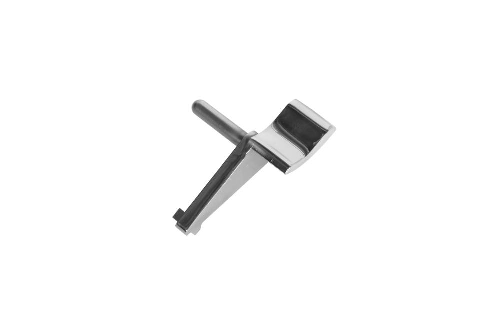 Steel thumb rest / lock stop for Marui Hi-Capa / 1911 airsoft guns - silver