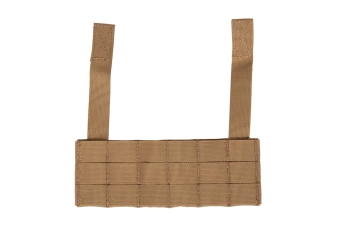 Panneau Molle supplémentaire pour les gilets Wosport Chest Rig Coyote Brown