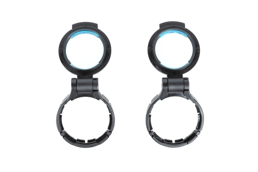 Set of two JJ Airsoft transparent flip-up covers for the ZV-1 red dot sight