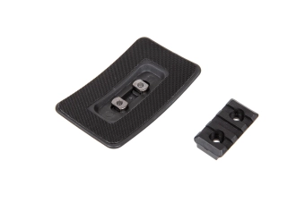 Soporte de velcro para casco - Negro