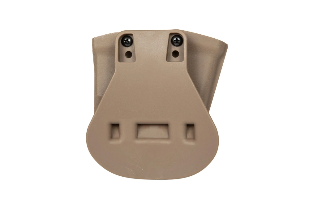Kydex double pistol magazine pouch - TAN
