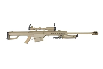 Fusil de airsoft visor y bípode SW-02A - color canela