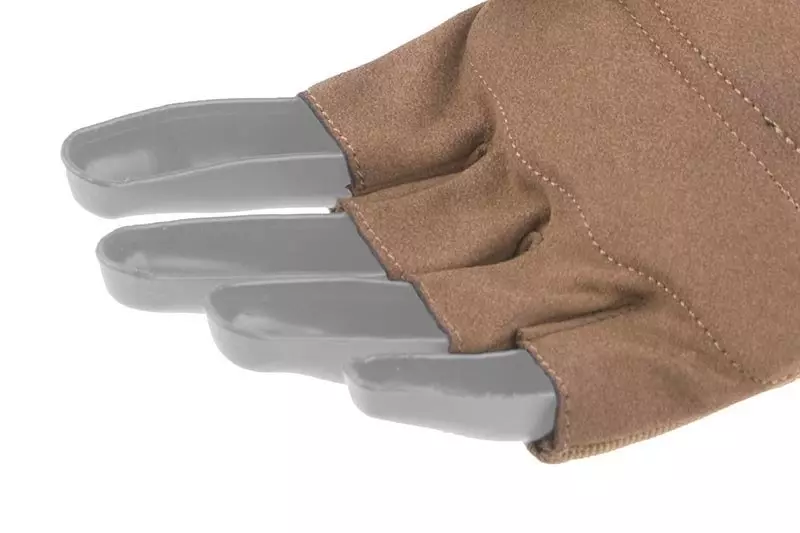 Gants tactiques Coupe de tireur de griffe blindée - tan