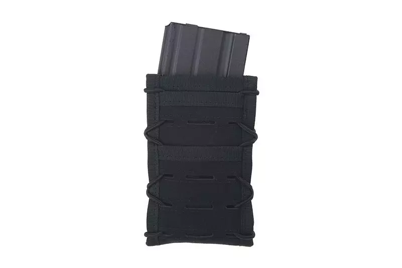 Open Laser-Cut Pouch - Black