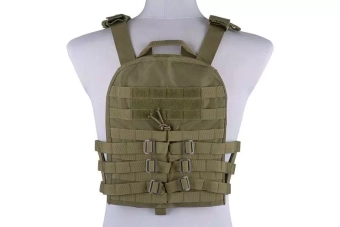 Plate Carrier w/ Removable Panel Tactical Vest - Olive Drab