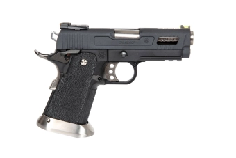 Pistola de airsoft Hi-capun Velociraptor" de 3,8 fuerzas (Full Auto) - negro"