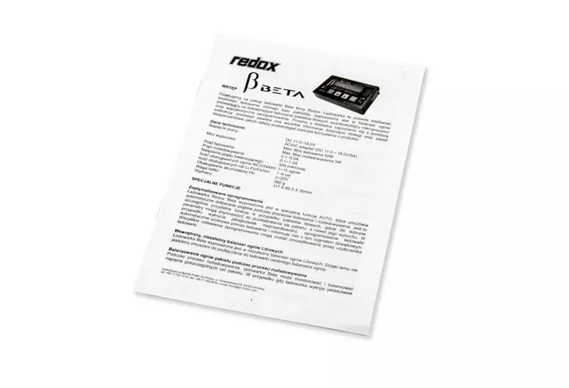 Cargador Redox BETA con fuente de alimentación