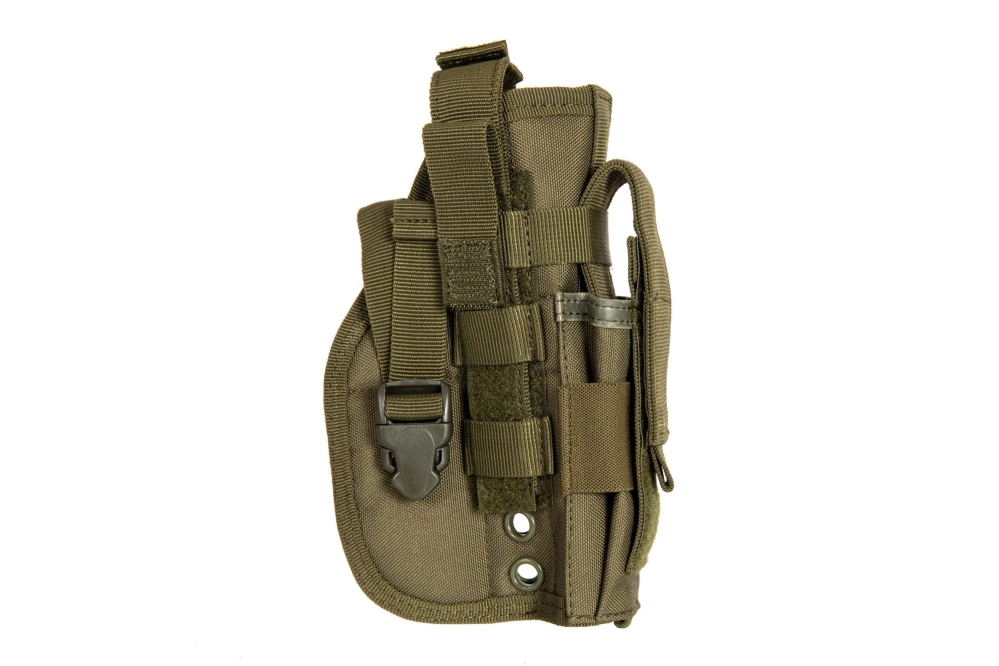 Funda universal con pouch para cargador de munición – verde oliva