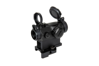TR02 Red Dot Sight Replica with riser QD mount - black