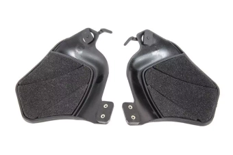 Jeu de caches latéraux pour casque- noir