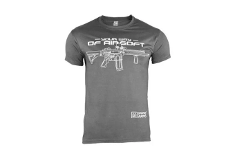 T-shirt Specna Arms - Your Way Of Airsoft 02 - gris/blanc