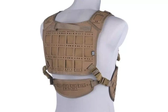 Dynamic Laser-Cut Tactical Vest - Tan