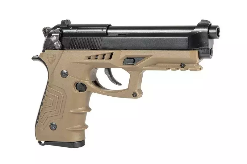 Pistola de airsoft HG-173BBZ-C - bronceado