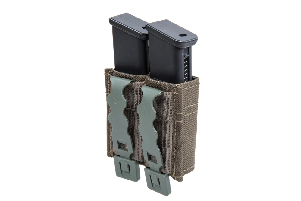 Funda para cargador doble de pistola Wosport Ranger Verde