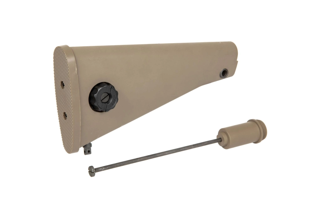 Nastavitelná pažba na zbraní SR-25 (typ B) - Dark Earth