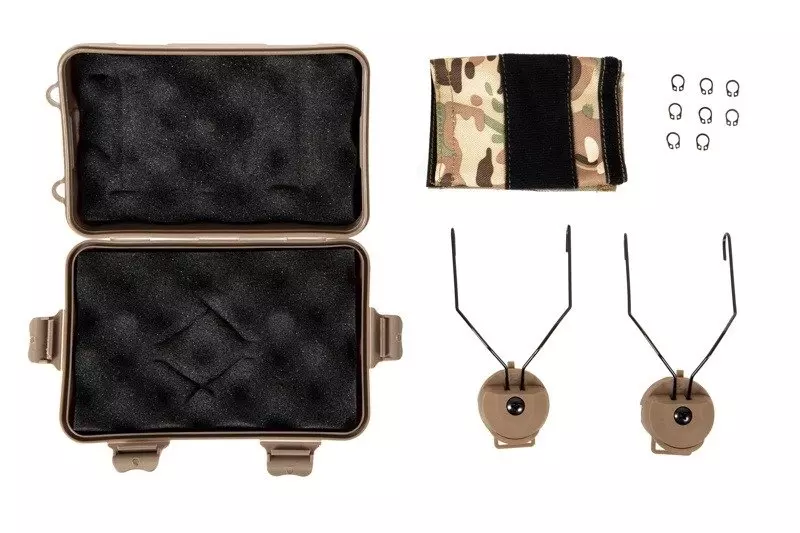 Adaptador del kit MSA a casco - tierra oscura