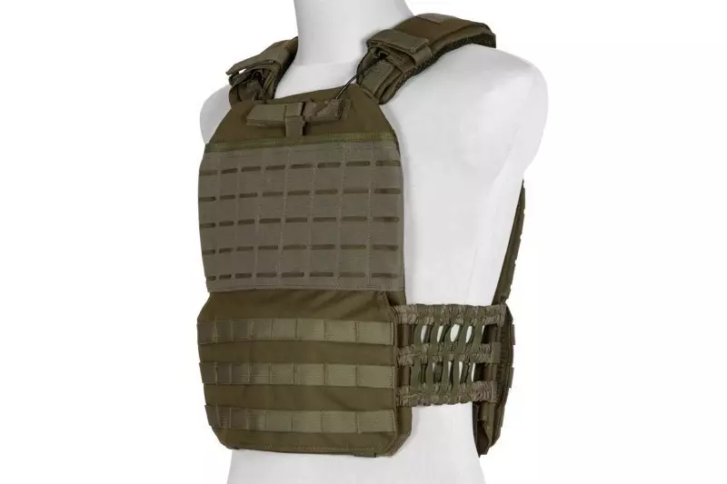 Vesta typu plate carrier mOLLE /laser-cut - olivová 