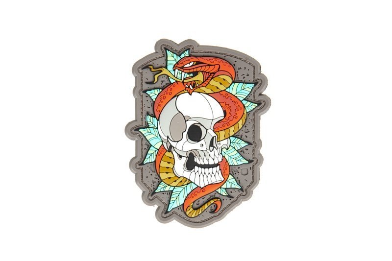 Parche Cráneo de serpiente - A todo color