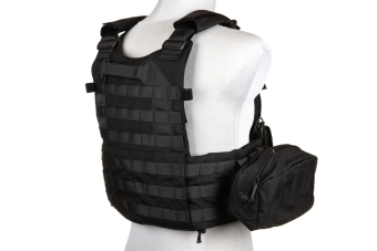 Vesta Emerson Gear 6094A Style Plate Carrier Vest s nákladní sadou černá