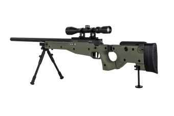 Réplique de sniper Specna Arms SA-S14 EDGE™ avec lunette et bipied Olive
