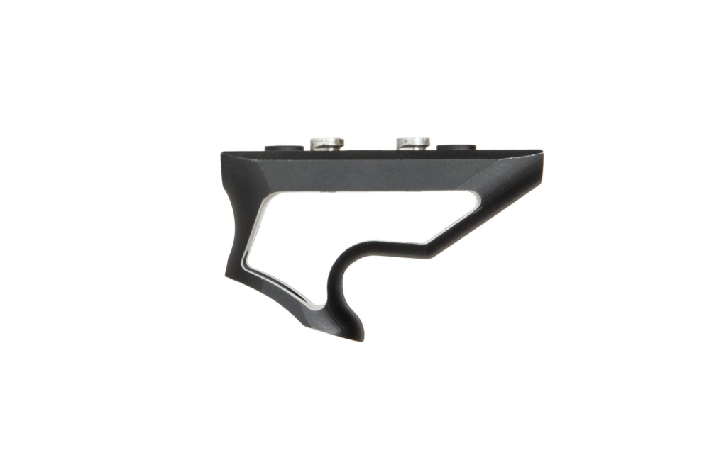 Aluminum CNC KeyMod Angled Forward Grip - Black