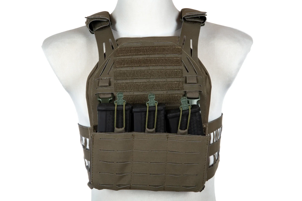 Laser-Cut plate carrier Stegadon - Olive