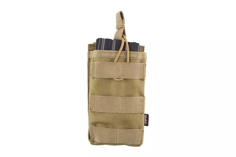 Pochette ouverte en I pour chargeurs AK/M4/G36 - tan