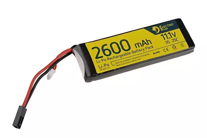 LiPo baterie 11,1 V 2600 mAh 25/50C