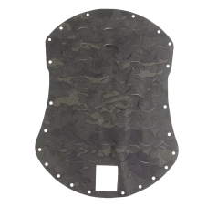 Uniwersalne maskowanie na hełm Wosport Laser Cut Cover MC Black