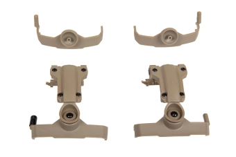 Adapter słuchawek typu Comtac na szyny typu ARC (Typ AMP) - Dark Earth