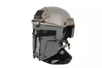 Pantalla facial SPT para cascoFAST - Wolf Grey