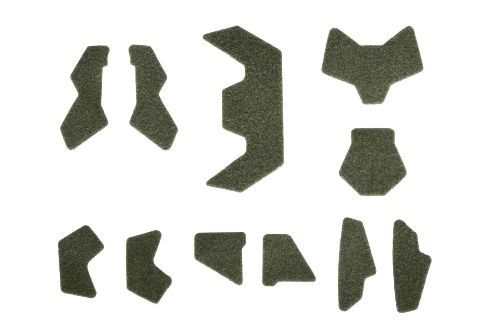 Velcro set for SHC helmet type - Olive