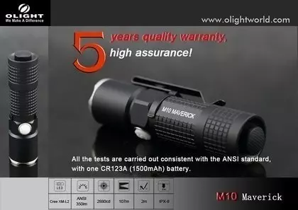 Svítilna M10 Maverick XML2 