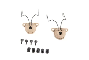 Set of 2 Gen2 Hearing Protector Mounts - Dark Earth