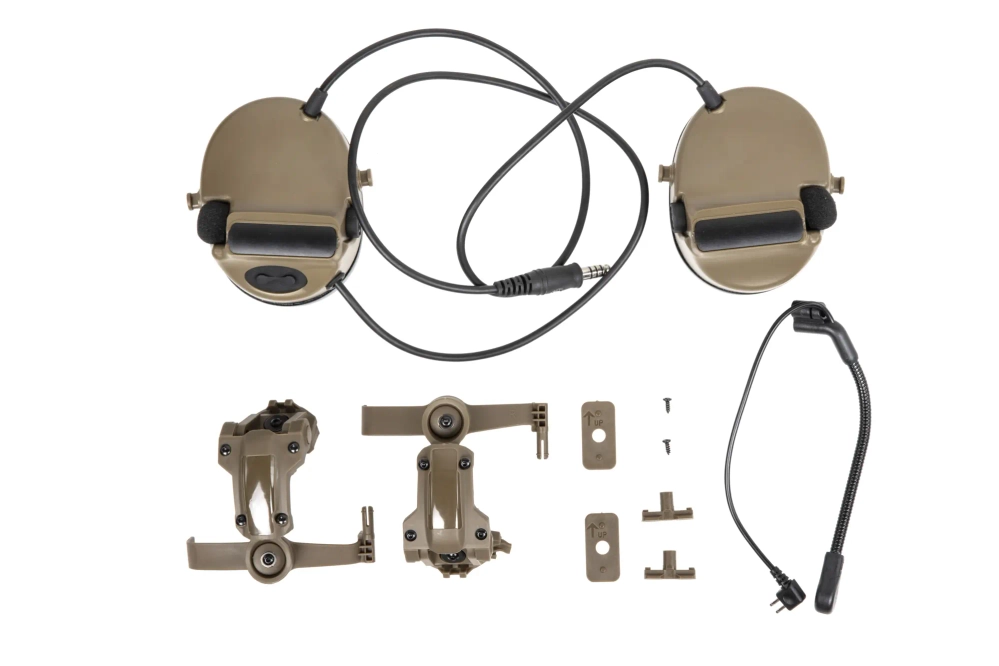 Actieve gehoorbeschermers Wosport C5 HD-24 Bruin