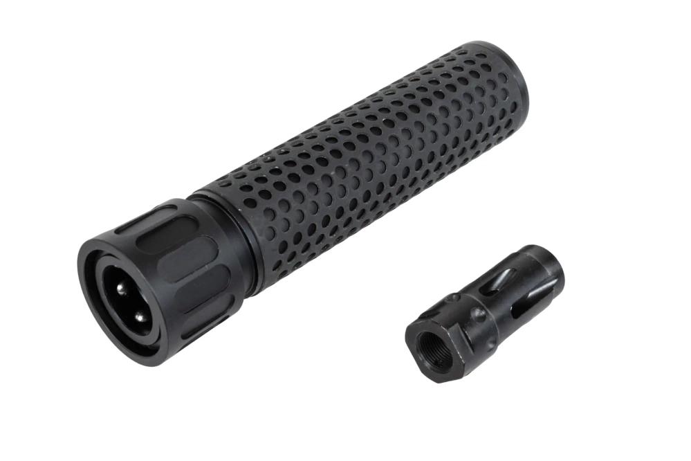 Golden Eagle M-614-Set replika tlumiče zvuku QD s replikou tlumiče plamene