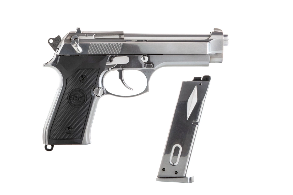 Pistola de airsoft SR92 - plata